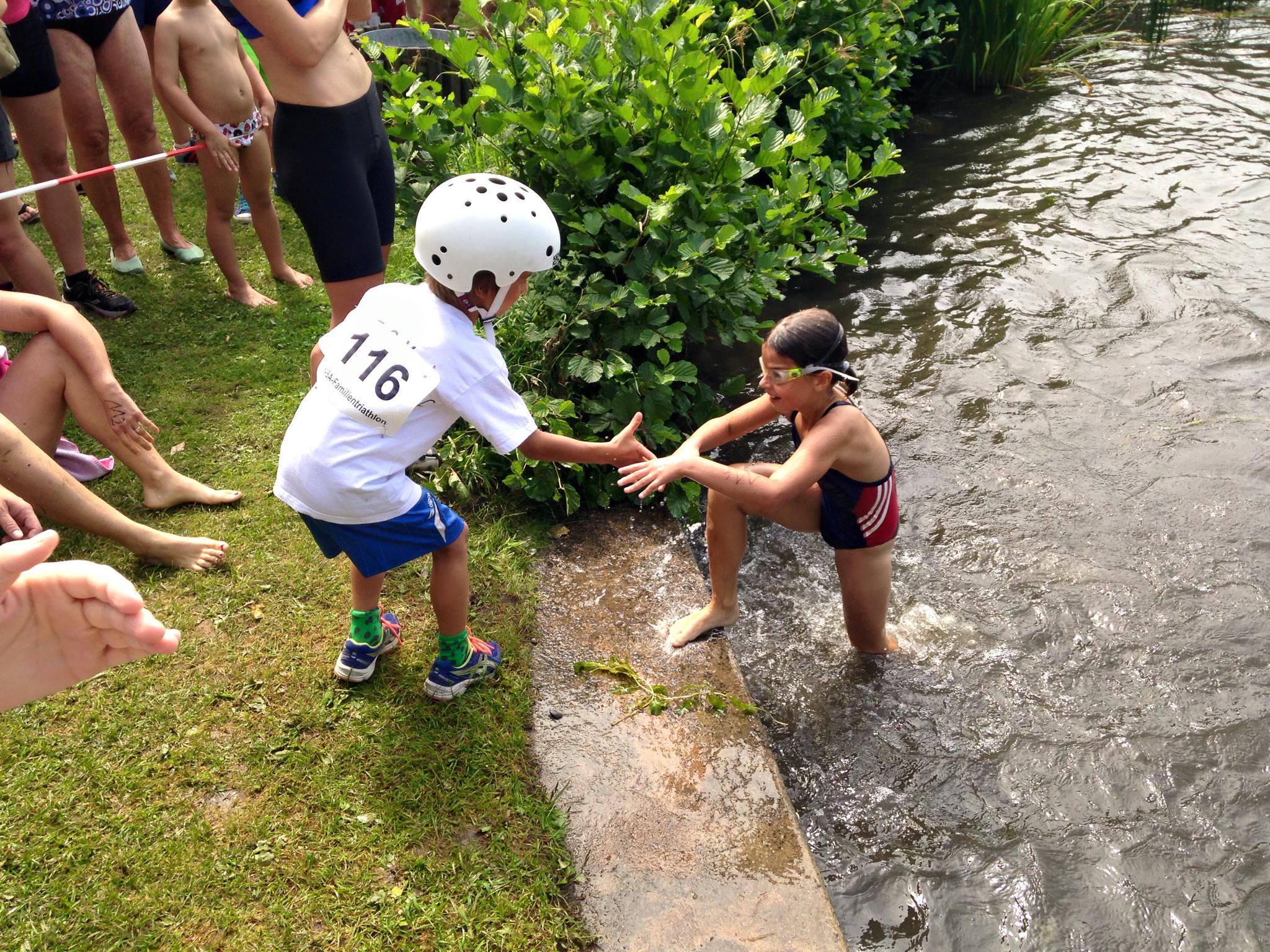 Wertung der gemischten Staffeln beim HABA-Familientriathlon Wertung der gemischten Staffeln beim HABA-Familientriathlon