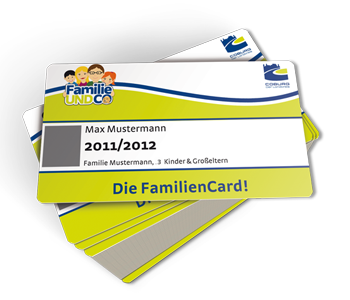 FamilienCard erfolgreich gestartet FamilienCard erfolgreich gestartet